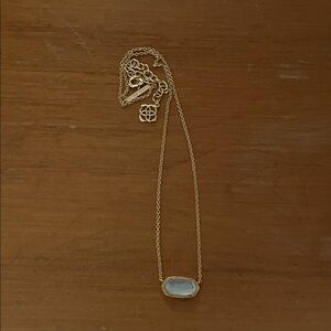 Kendra Scott Gold Necklace with Turquoise Stone